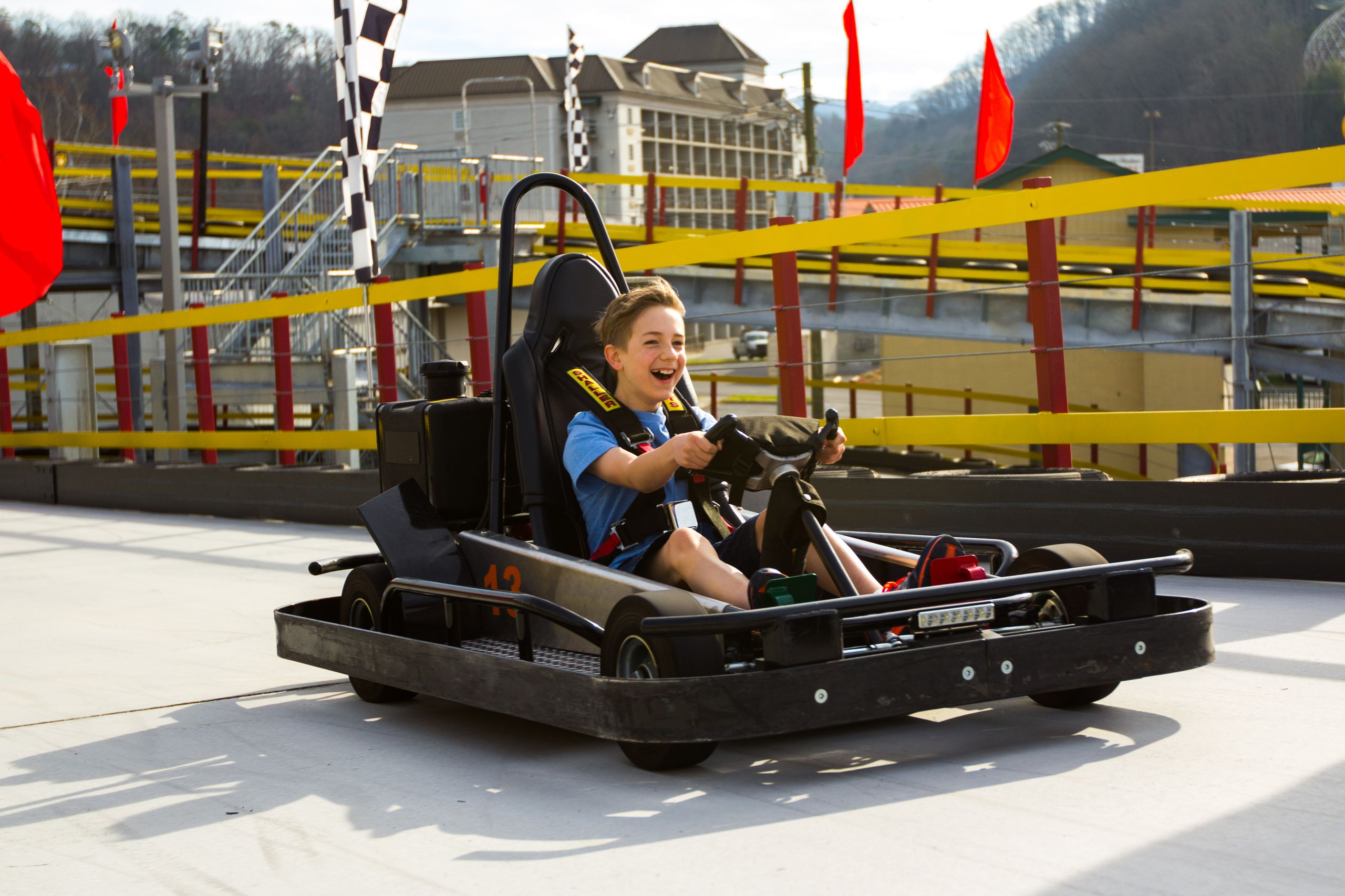 Dollywood theme park entrance with family attractions