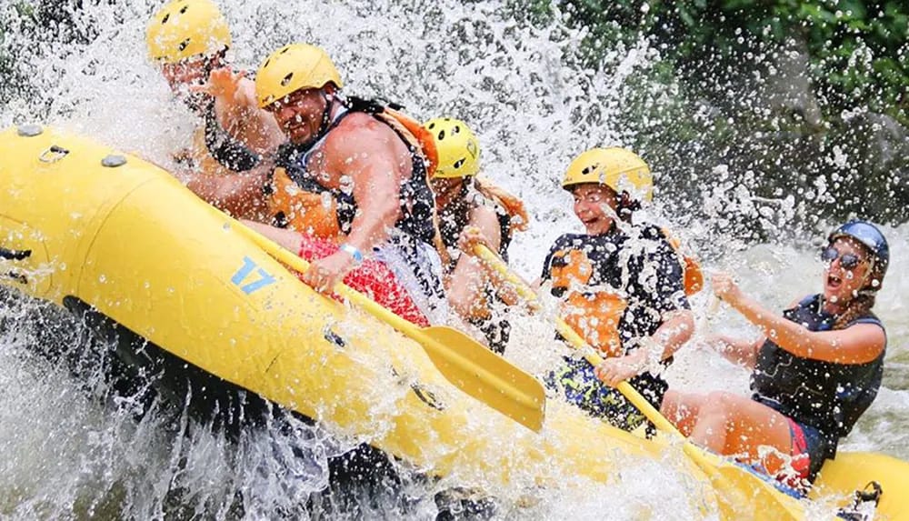 Pigeon River Tennessee whitewater rafting Smoky Mountains adventure and hiking trails
