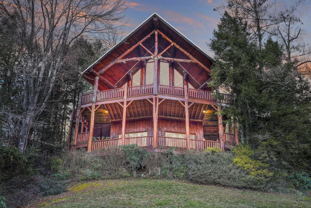 Waters Edge Lodge premium mountain retreat at Cedar Falls Resort Pigeon Forge Tennessee